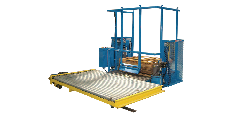 Automatic Pallet Handler-Inserter for rotary die cutter stackers 