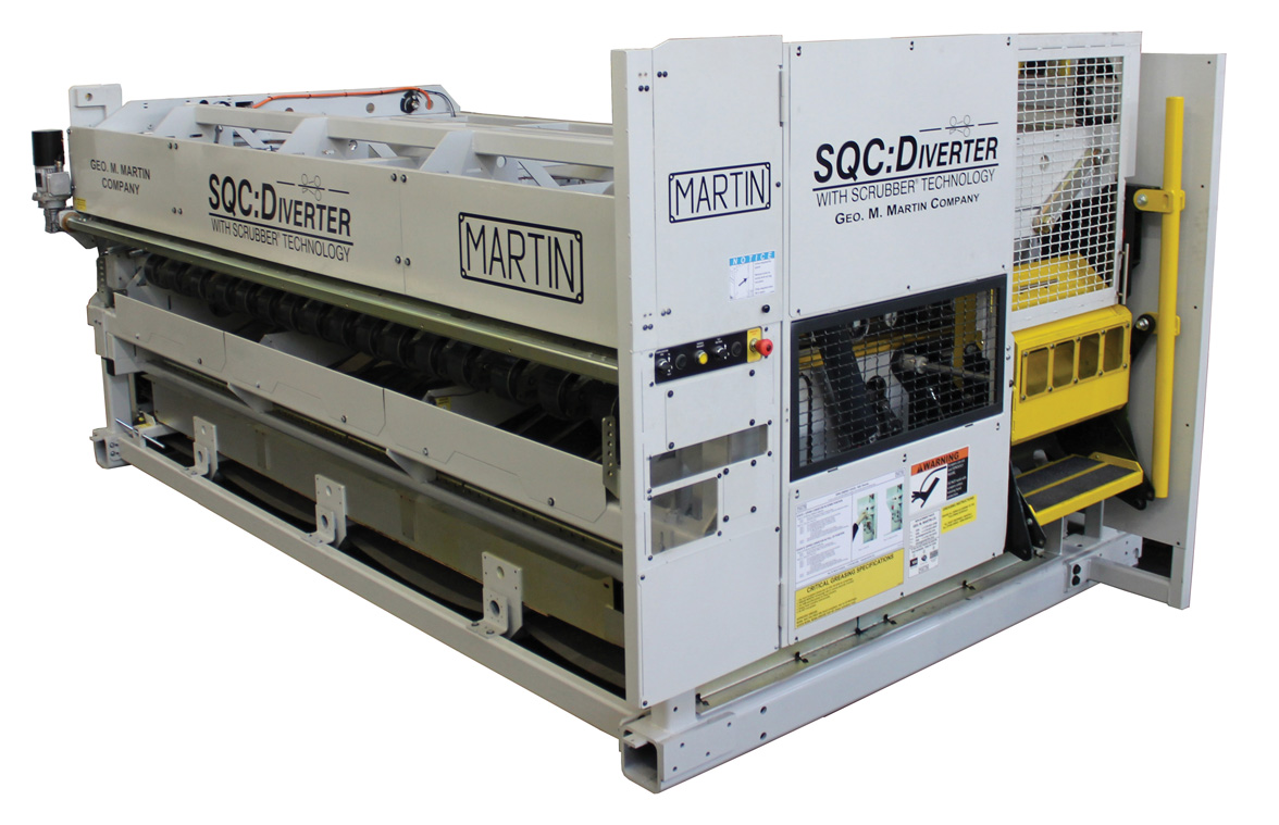 SQC Diverter enhances scrap removal and has side sheet ejection